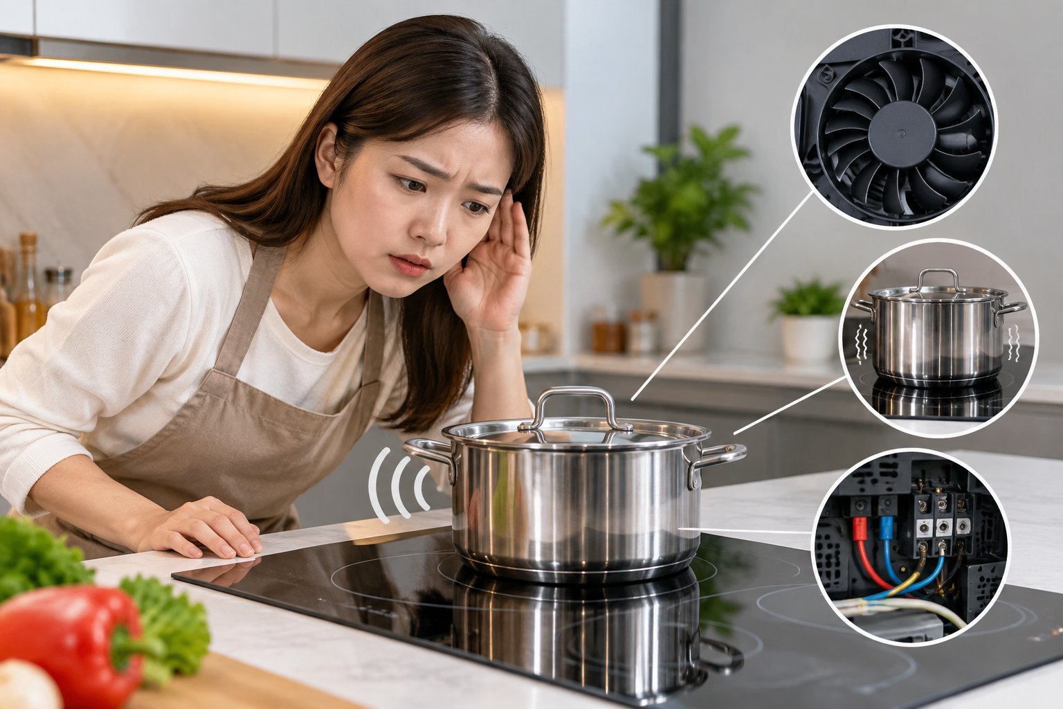 Bếp điện kêu ù ù: Nguyên nhân và cách xử lý an toàn 1 Bếp điện kêu ù ù: Nguyên nhân và cách xử lý an toàn