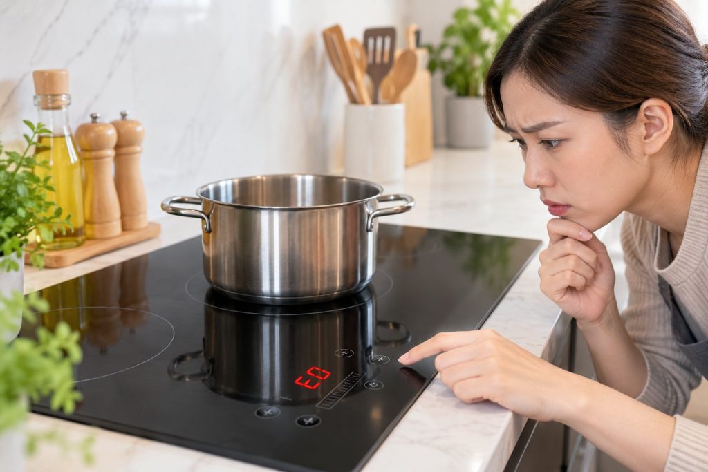 Bếp từ lỗi E0: Nguyên nhân và cách kiểm tra an toàn