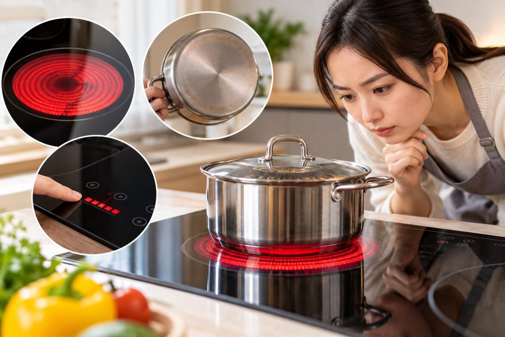 Bếp hồng ngoại nóng không đều: Cách kiểm tra an toàn