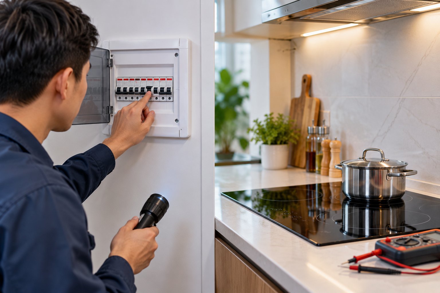 Bếp từ làm nhảy aptomat: Cách kiểm tra an toàn 1 Bếp từ làm nhảy aptomat: Cách kiểm tra an toàn