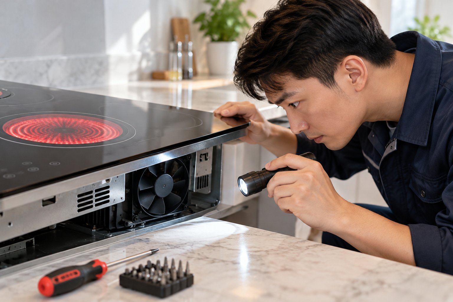 Quạt bếp hồng ngoại không chạy: Kiểm tra thế nào? 1 Quạt bếp hồng ngoại không chạy: Kiểm tra thế nào?
