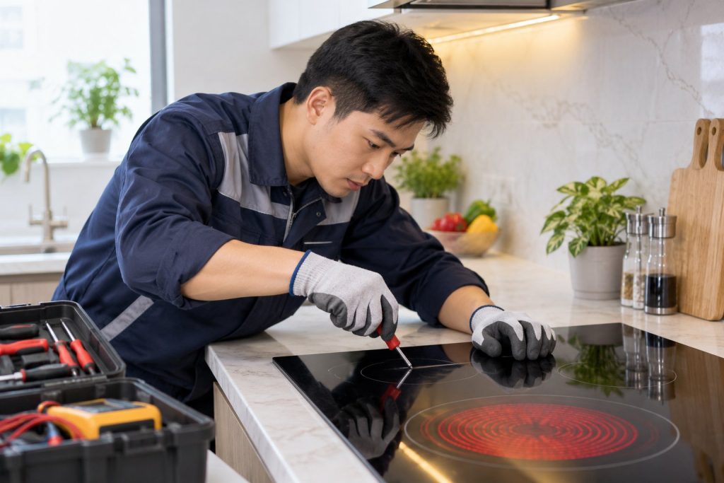 Sửa bếp hồng ngoại tại nhà Hà Nội | Báo giá trước
