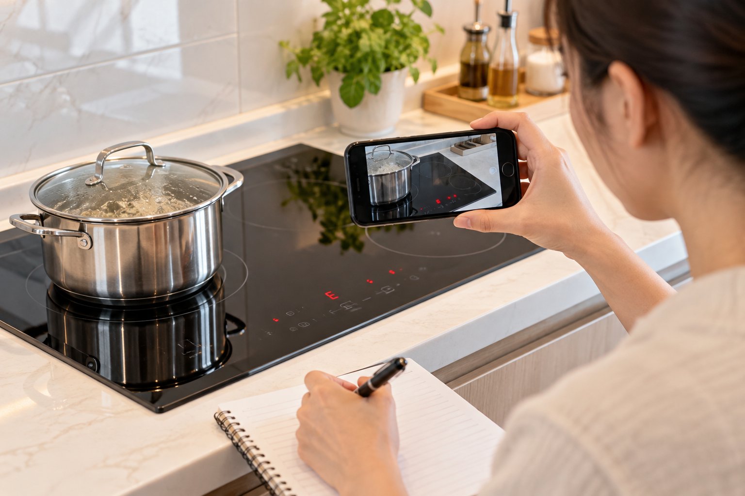 Bếp từ lỗi chập chờn: cách ghi lại để thợ chẩn đoán 1 Bếp từ lỗi chập chờn: cách ghi lại để thợ chẩn đoán