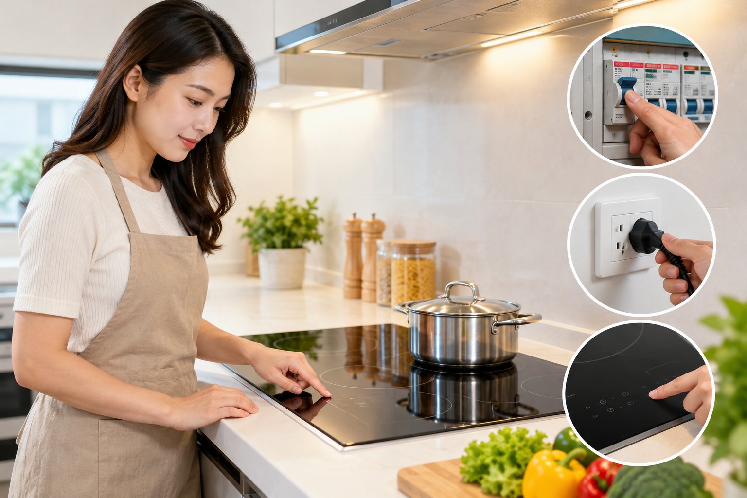 Bếp từ lỗi sau khi mất điện: Kiểm tra an toàn 4 Ảnh minh hoạ: Bếp từ lỗi sau khi mất điện: Kiểm tra an toàn