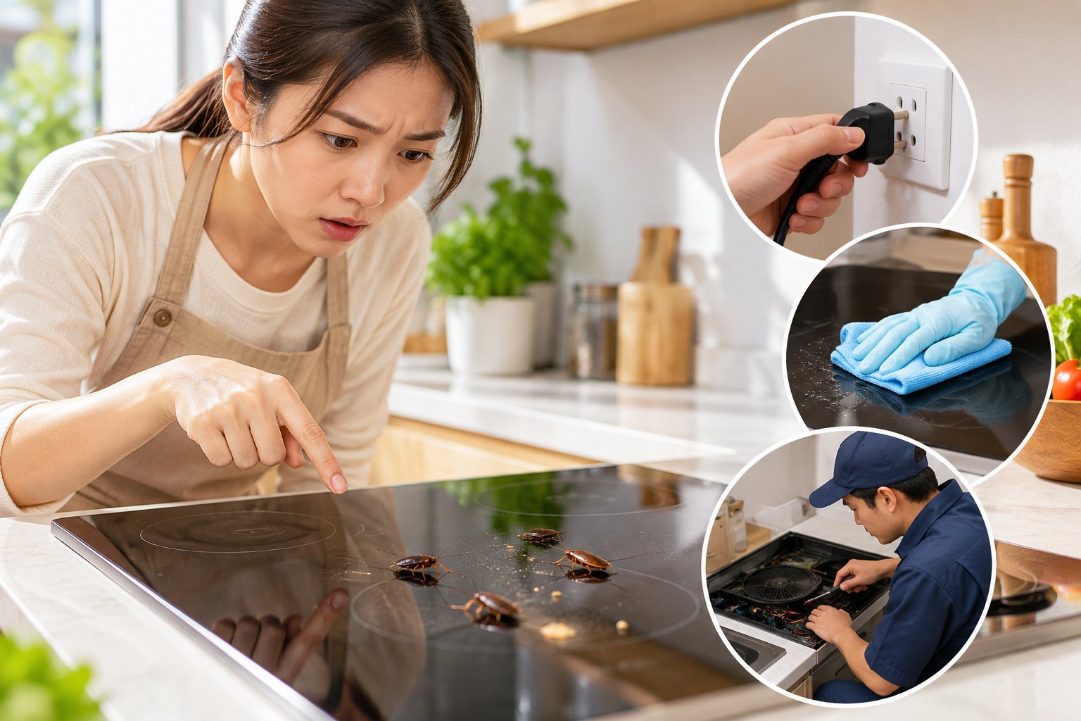 Kiến gián chui vào bếp từ: xử lý an toàn 2 Ảnh minh hoạ: Kiến gián chui vào bếp từ: xử lý an toàn