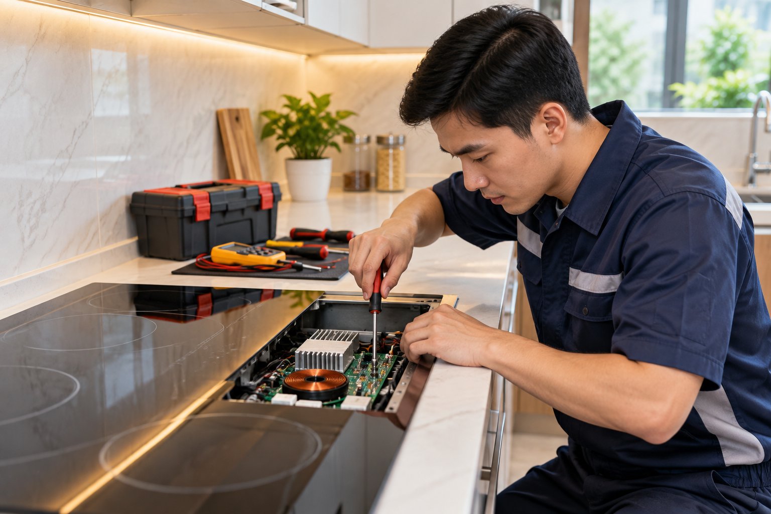 Sửa bếp từ mất bao lâu? Các mốc cần hỏi rõ 4 Ảnh minh hoạ: Sửa bếp từ mất bao lâu? Các mốc cần hỏi rõ