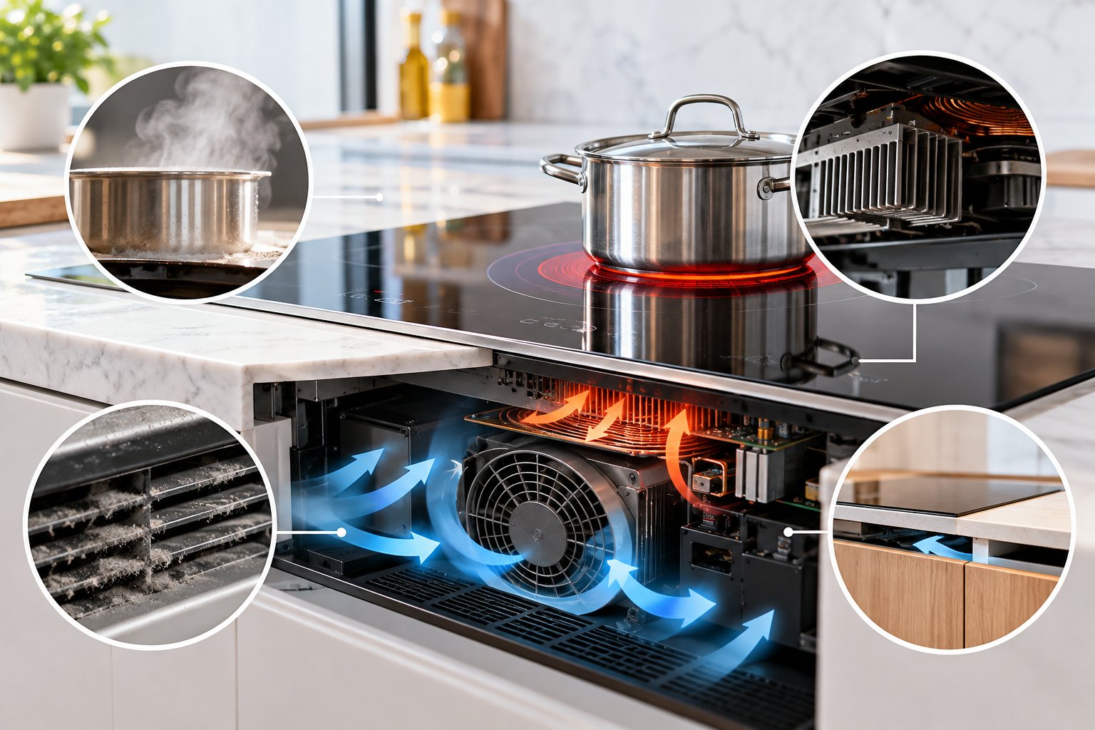 Quạt bếp từ chạy mãi sau khi tắt: Có hỏng không? 3 Ảnh minh hoạ: Quạt bếp từ chạy mãi sau khi tắt: Có hỏng không?