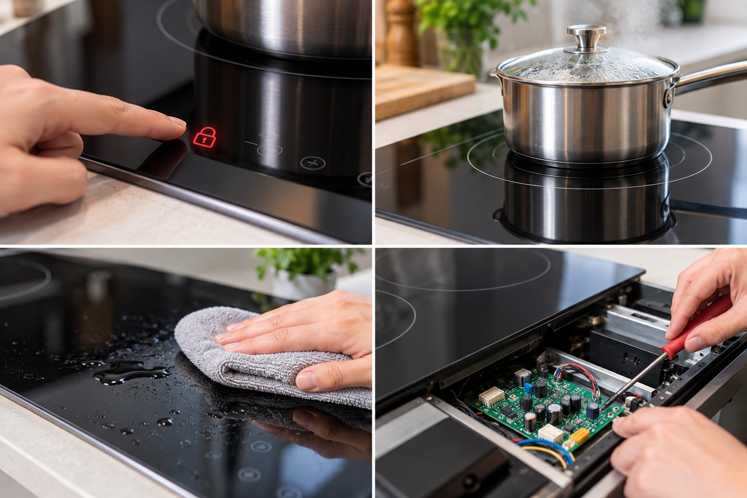 Bếp từ không chỉnh được công suất: Cách kiểm tra 2 Ảnh minh hoạ: Bếp từ không chỉnh được công suất: Cách kiểm tra