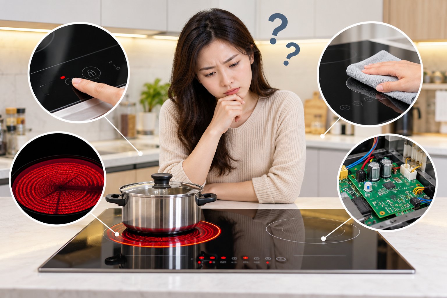 Bếp hồng ngoại không tăng giảm được nhiệt: Cách kiểm tra 4 Ảnh minh hoạ: Bếp hồng ngoại không tăng giảm được nhiệt: Cách kiểm tra
