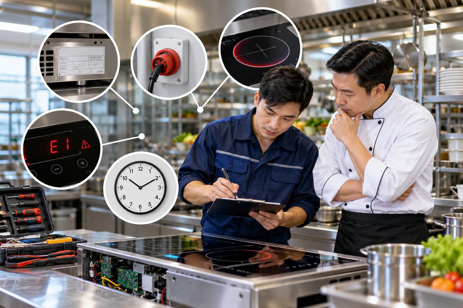 Sửa bếp từ nhà hàng: Checklist chẩn đoán nhanh 2 Ảnh minh hoạ: Sửa bếp từ nhà hàng: Checklist chẩn đoán nhanh
