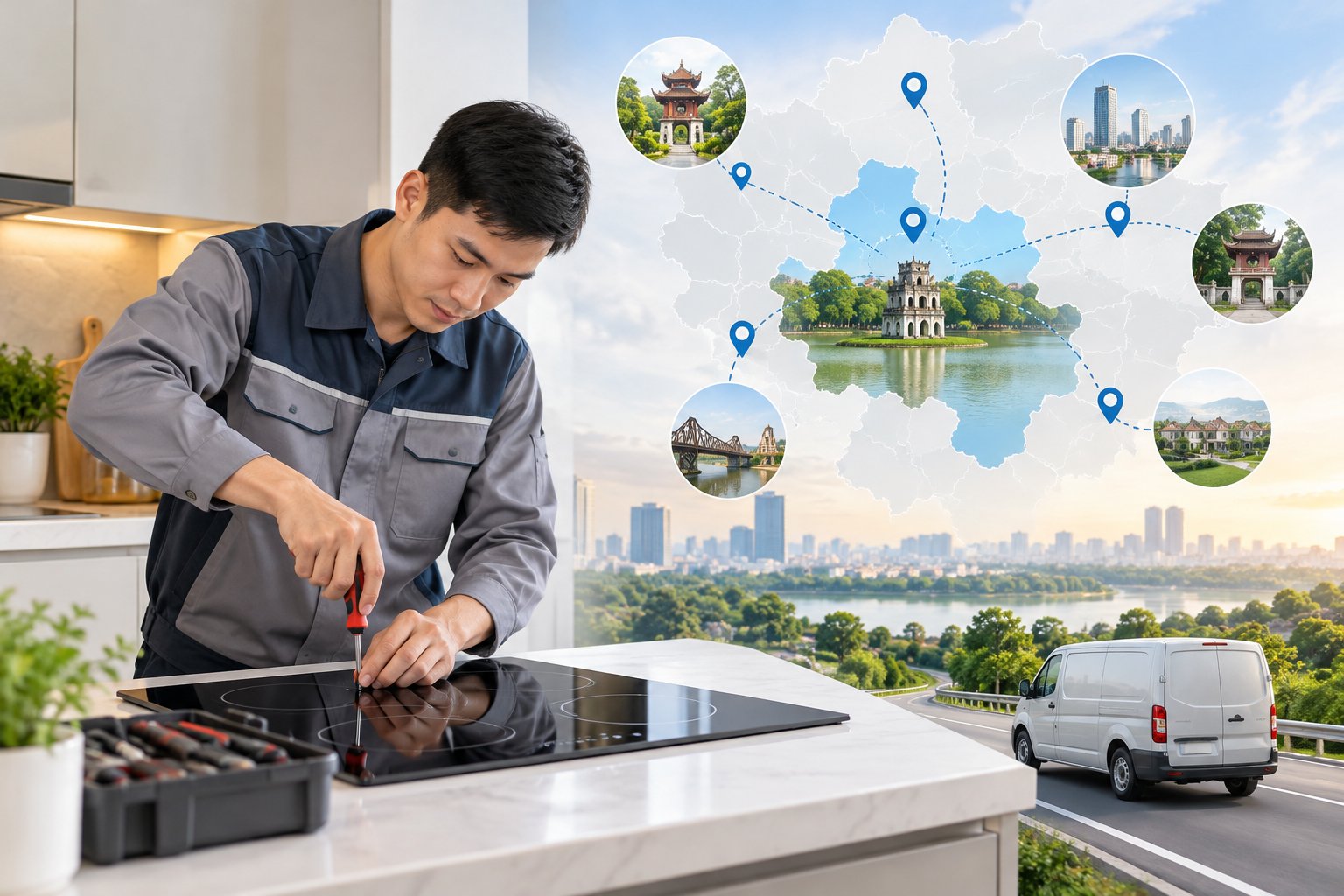 Bảo hành hãng Kitchmate hay sửa chữa độc lập? 7 Ảnh minh hoạ: Bảo hành hãng Kitchmate hay sửa chữa độc lập?