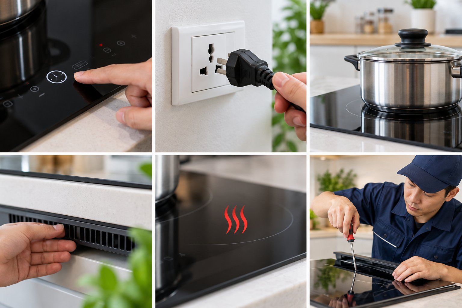 Bếp từ đang nấu tự tắt: Cách kiểm tra an toàn 2 Ảnh minh hoạ: Bếp từ đang nấu tự tắt: Cách kiểm tra an toàn