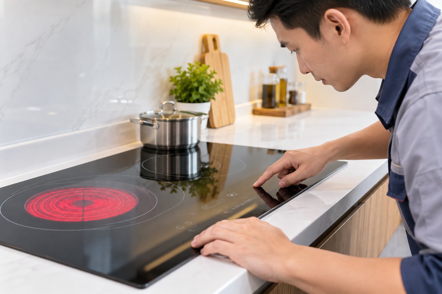 Bếp hồng ngoại không tăng giảm được nhiệt: Cách kiểm tra 2 Ảnh minh hoạ: Bếp hồng ngoại không tăng giảm được nhiệt: Cách kiểm tra