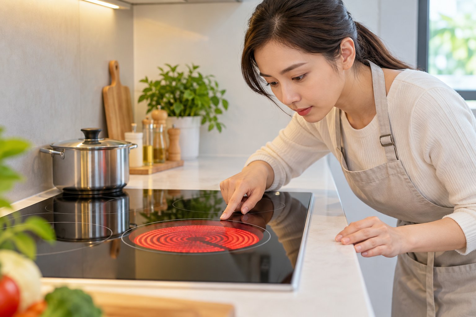 Mâm nhiệt bếp hồng ngoại đỏ rồi tắt: Có hỏng? 3 Ảnh minh hoạ: Mâm nhiệt bếp hồng ngoại đỏ rồi tắt: Có hỏng?
