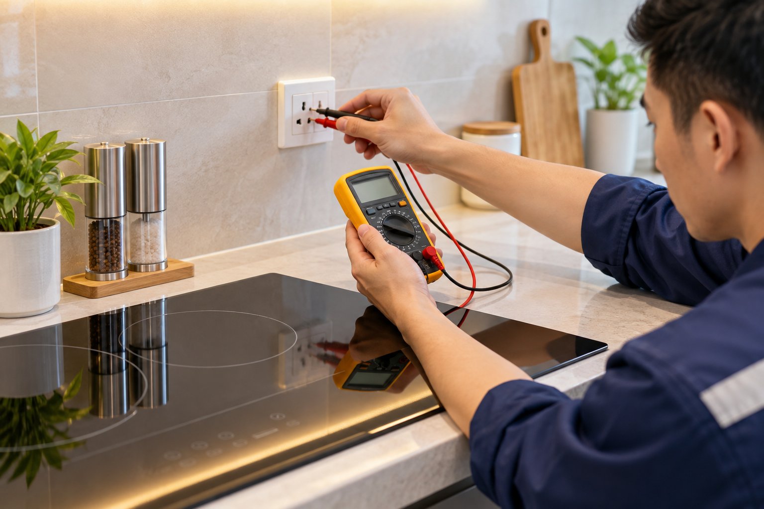 Màn hình bếp từ chập chờn: kiểm tra an toàn 3 Ảnh minh hoạ: Màn hình bếp từ chập chờn: kiểm tra an toàn