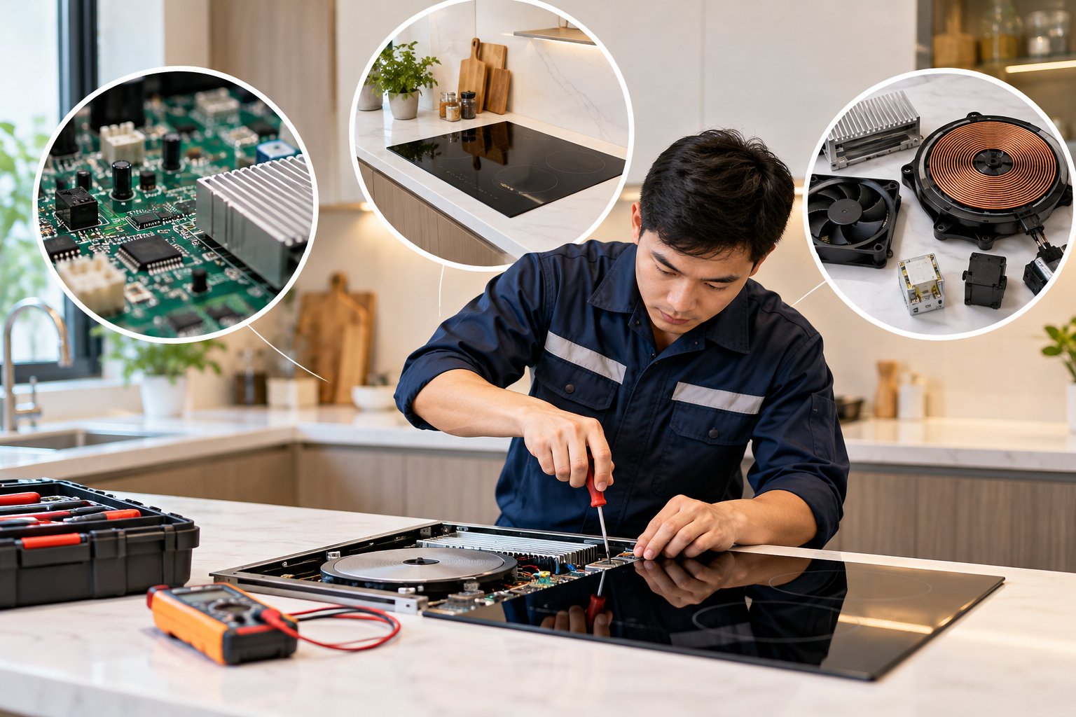 Sửa bếp từ mất bao lâu? Các mốc cần hỏi rõ 2 Ảnh minh hoạ: Sửa bếp từ mất bao lâu? Các mốc cần hỏi rõ