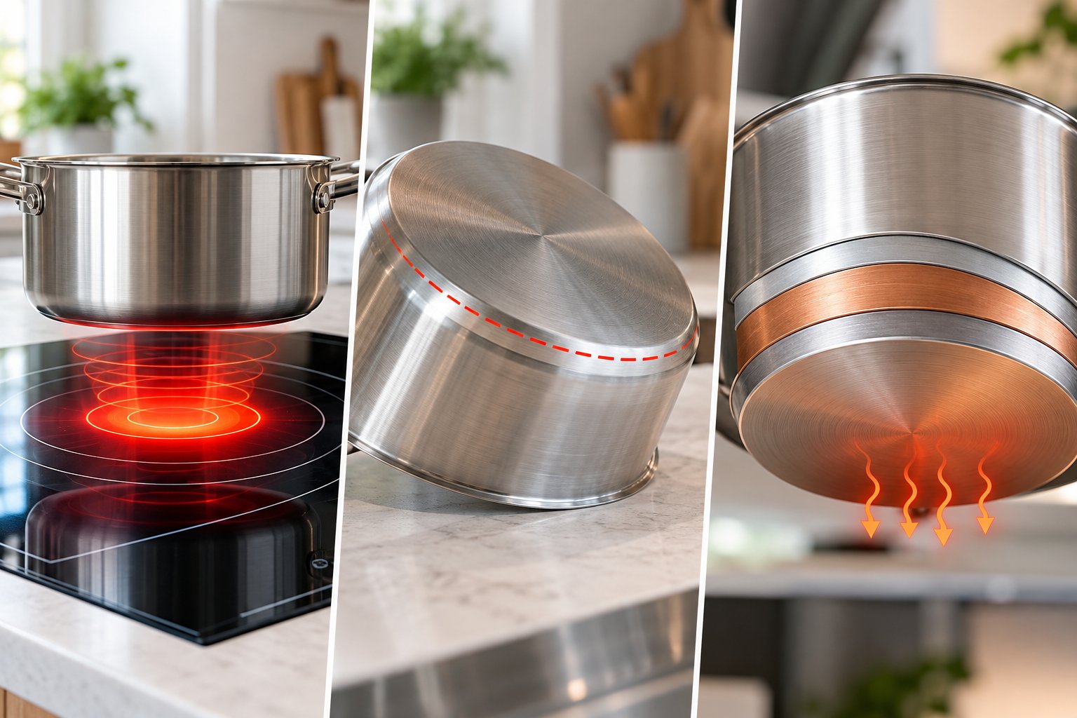 Bếp từ chỉ nóng ở giữa đáy nồi: Cách kiểm tra 2 Ảnh minh hoạ: Bếp từ chỉ nóng ở giữa đáy nồi: Cách kiểm tra